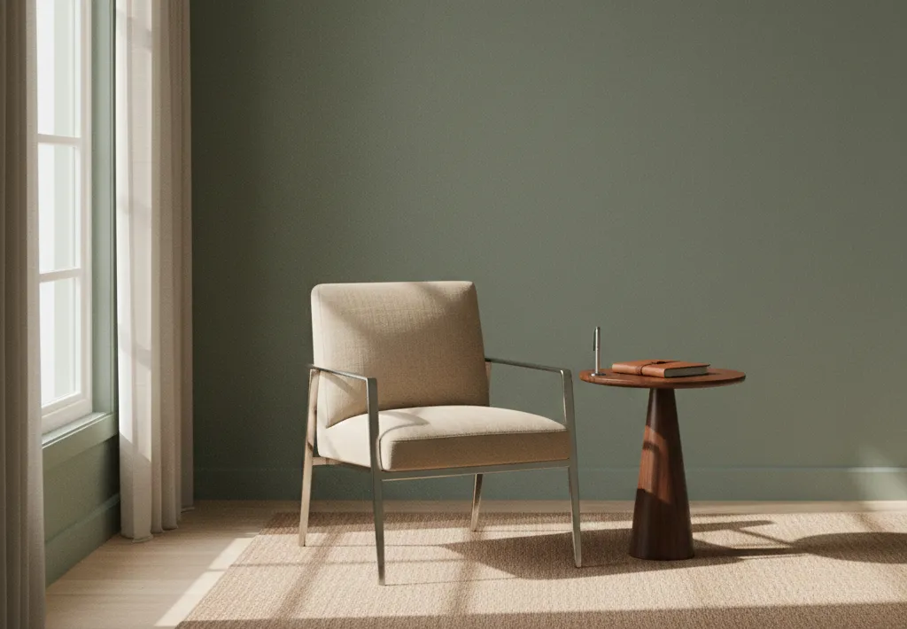 A quiet setting for a private conversation with a caddie